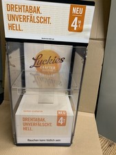 Vitrine Luckies Tabak Werbedisplay Verkaufstheke 