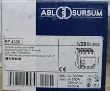 ABL SURSUM FI Fehlerstromschutzschalter 40A/300mA, 4-polig