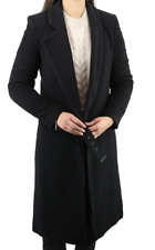 Cop Copine Youkari Mantel Damen (Eu) 36 Wolle Fallende Taille Angenaht Gurtel