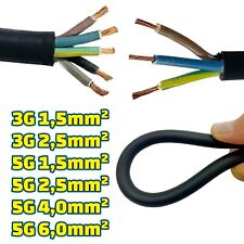 Gummikabel H07RN-F 3x1,5mm² 3x2,5mm² 5x1,5mm² 5x2,5mm² 5x4mm² 5x6mm² Meterware