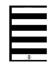 Cute Striped Bee Book for Passwords and Usernames with Alphabetical Letters Hard