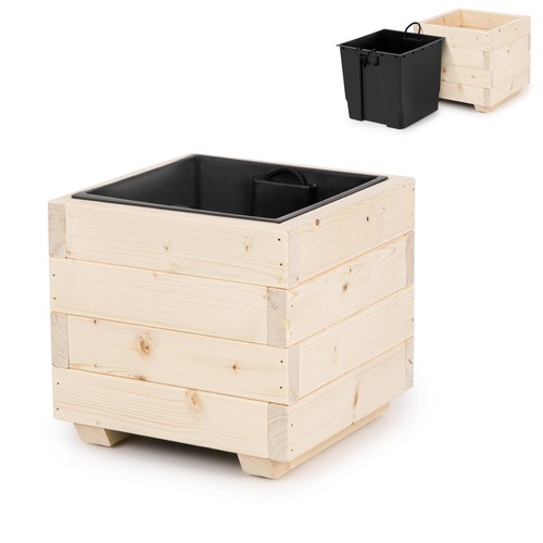 Blumentopf holz pflanzkübel - blumentopf,