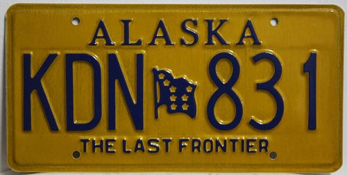 Alaska nummernschild usa - nummernschild,