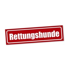 Rettungshunde Magnetschild