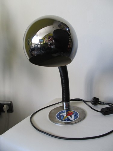 Tischlampe chrom 70er - tischlampe,