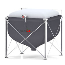 Pelletsilo UV-beständig + Holzgestell silos24 Gewebesilo, Pelletlager UV-Schutz