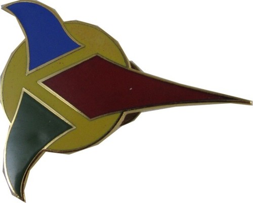 Star trek pin klingonen - klingonen, logo