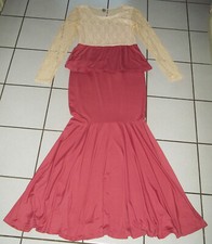 Abendkleid Meerjungfrau Creme