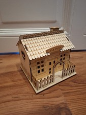 Haus holzhaus deko spardose - holzhaus,