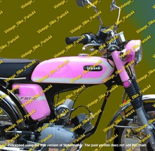 Yamaha fs1 moped - 50cc, rosa