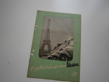 Hoffmann Vespa 125, Hoffmann Werke Lintorf Düsseldorf, originaler Prospekt, 1954