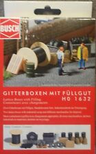Busch   1632    (Spur HO)   Gitterboxen - Bausatz + OVP  (unbenutzt)