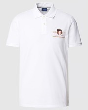 Gant Piqué Polo Shirt mit Archive Shield Logo Herren weiß versch. Größen Neu OVP