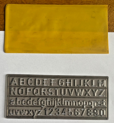 Vintage stempel set - stempel-set, /