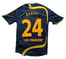 Adidas Melanie Kantor 1. FFC Frankfurt MATCHWORN Spieler Trikot schwarz Sz. S