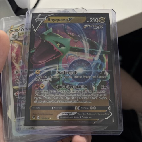 Rayquaza pokemon karte - v,