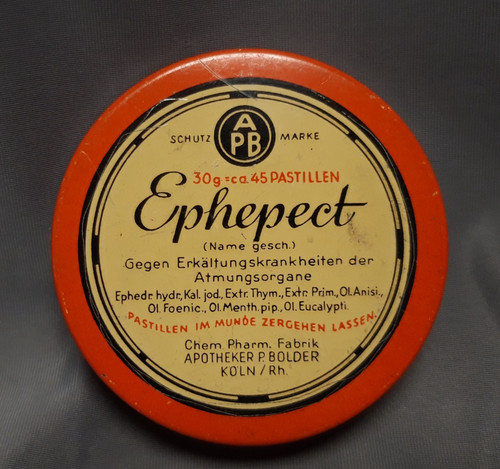 Blechdose ephepect pastillen - blechdose,