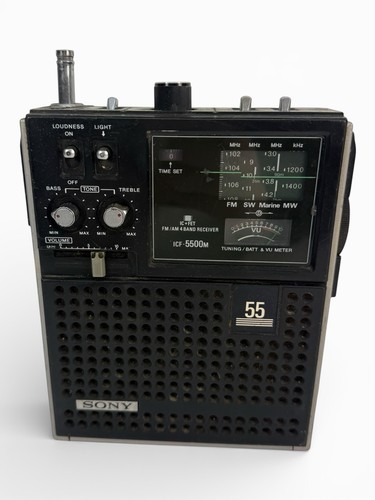 Vintage sony icf 5500m - vintage, captain