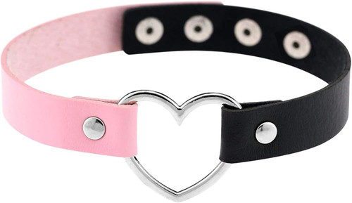 Tattoo choker leder halsband - choker,