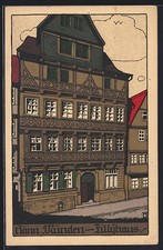 Steindruck-AK Hann. Münden