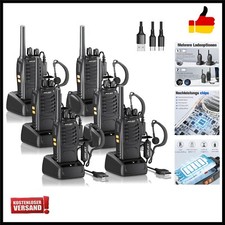 Walkie Talkies 6 Stück, 6 Kanäle Funkgerät, 5 km Reichweite Sprechfunkgerät...