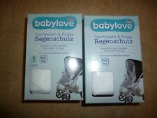 Babylove DM Regenschutz Regenverdeck für Buggy & Sportwagen NEU in Weiß