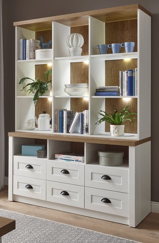 Buffetschrank weiß pinie - buffetschrank, in