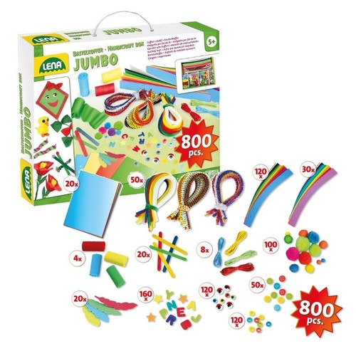 Bastelkoffer jumbo 800 teile - jumbo,