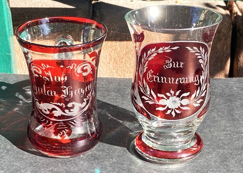 Alte andenkengläser 1880 - alte,