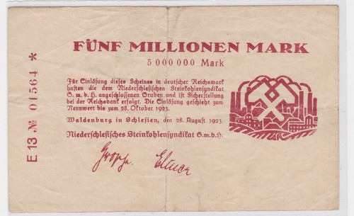 Millionen mark banknote - millionen,