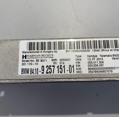 Original bmw combox telematik - bmw,