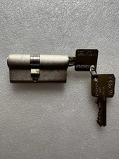 Ikon Schließzylinder, Doppelzylinder, mit 3 Schlüssel, Edelstahl