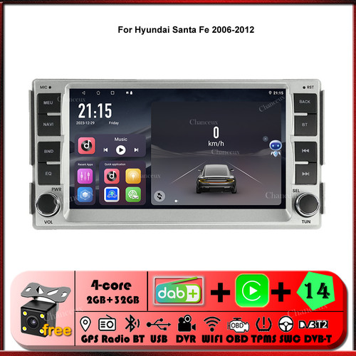Android autoradio gps - 7"android, sat