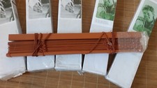 PVC Jalousie Rollo Tür Fenster Lamellen Plissee Faltrollo, NEU, terracotta-Farbe