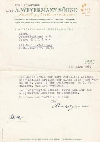 Dülken brief 1955 a - 1955,,