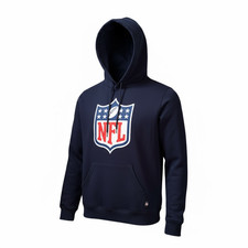 NFL Hoodie Pullover mit Kapuze und Kängurutasche blau Größe S neu
