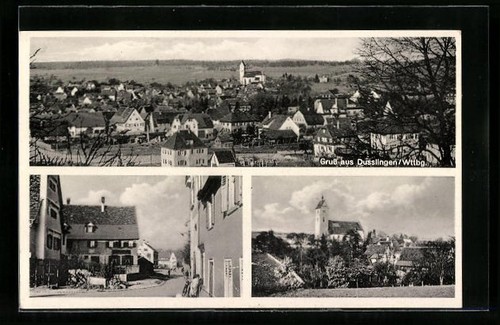 Ansichtskarte dusslingen - ansichtskarte,