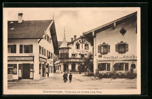 Oberammergau ansichtskarte - oberammergau,,