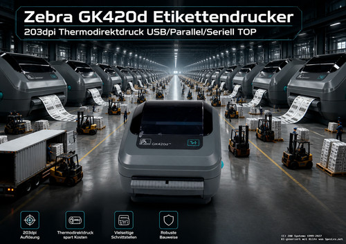 Zebra gk420d label printer - gk420d,