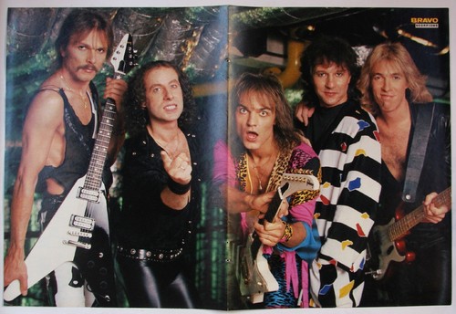 Scorpions bravo poster - scorpions, german