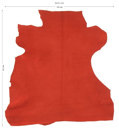 Lammleder rot dick - 1,0, mm