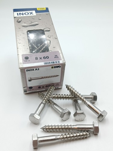 Sechskant holzschrauben 8 - 6,,