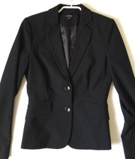 COMMA Damenblazer, Gr. 34, Schwarz, Polyester, Viscose, Elasthan