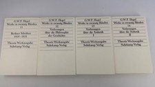 G.W.F. Hegel Werke Bände