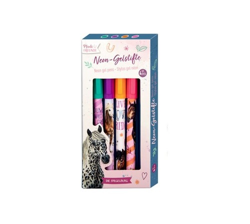 Pferdefreunde neon gelstifte - neon-gelstifte,