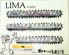 Graffiti Zug Lima Design by Marcus Krips 3-teilig Silberlinge H0 1:87 OVP HH3 å