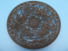 Zierteller Buderus Schinkelteller mit Wassergöttern Kunstguss Berliner Eisen