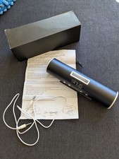 Sinus SoundTube Radiostation kleiner Mitnehm Mini Lautsprecher schwarz iPod Nano