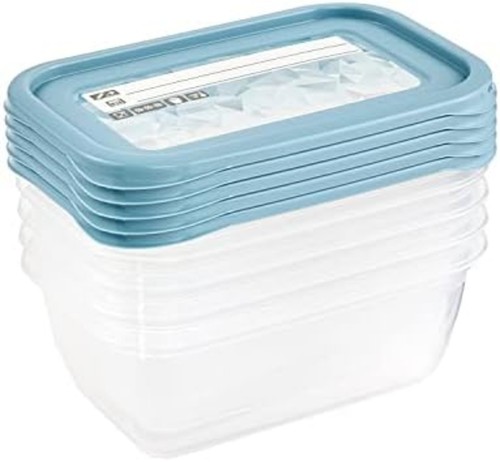 5er set gefrierboxen - set, 500ml