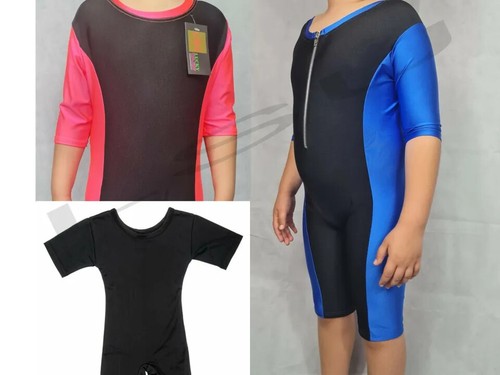 Kinder lycra turnanzug - lycra, uni